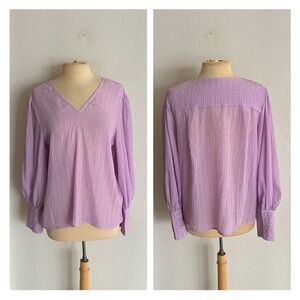 Halogen purple blouse